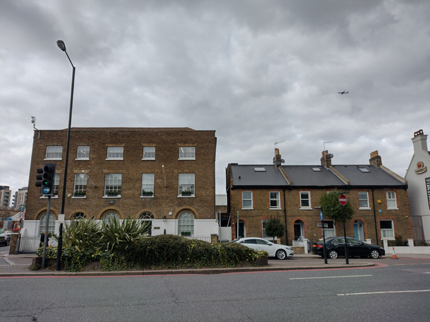 Fig. 45: Nos. 22-24 Armoury Way and adjacent terrace fragment