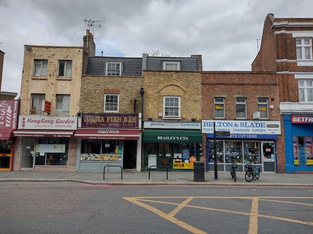 Fig. 58: Typical shopfront of varying quality