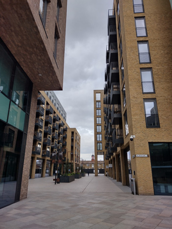 Fig. 68: View toward stables along Ryeland Boulevard