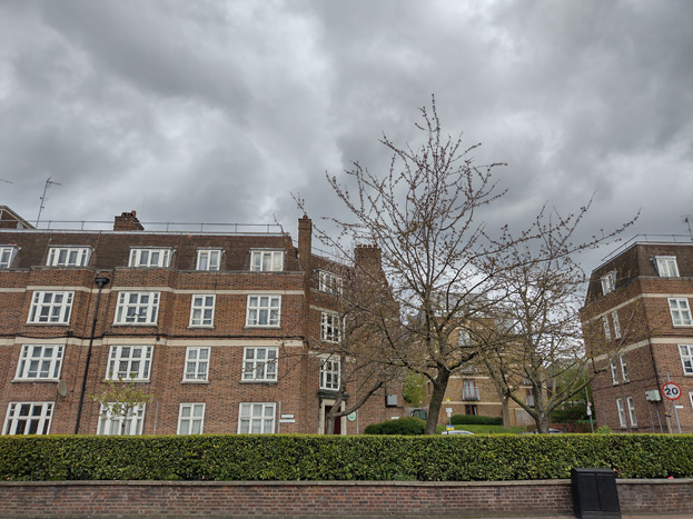 Fig. 77: Blocks of interwar housing match the scale of the civic buildings