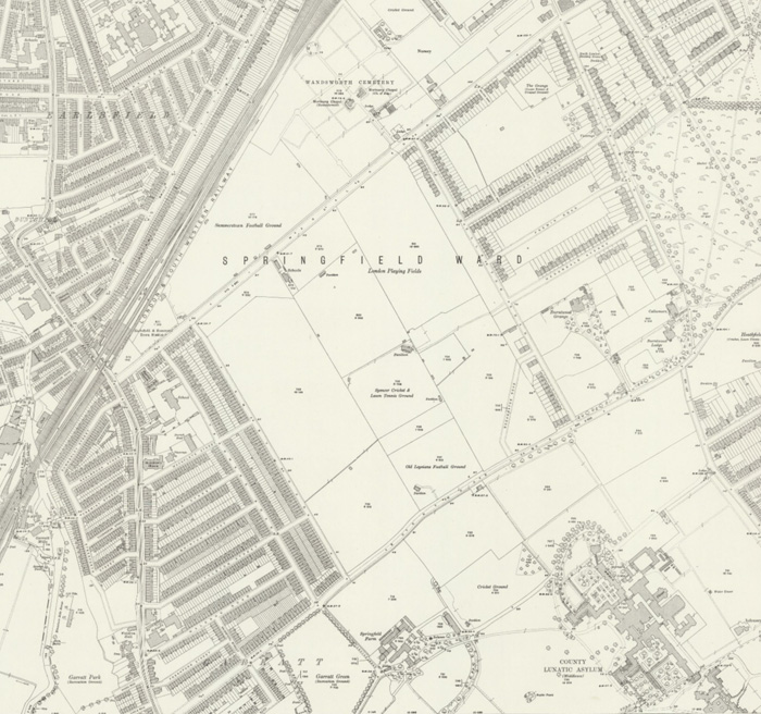 Fig. 7: Map showing the area in 1915