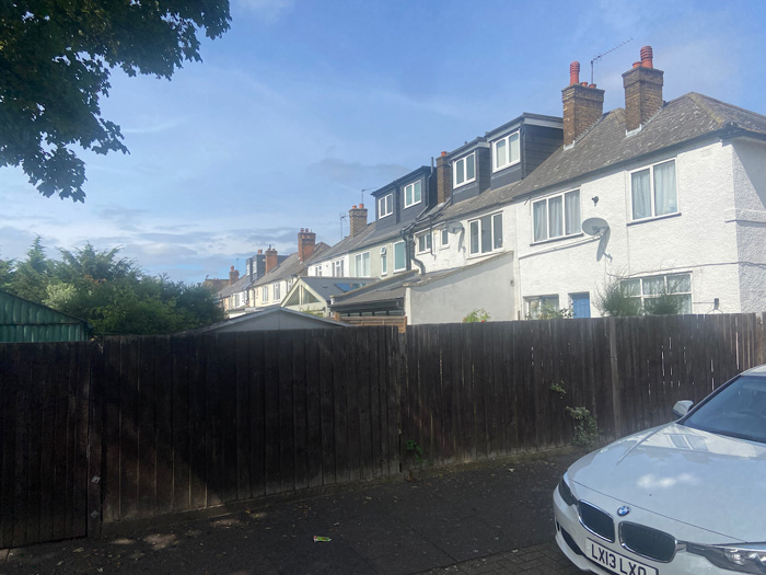 Fig. 86: Rear dormer extensions are sometimes clearly visible from public areas of the conservation area. They harm the roofscape and should be avoided. If built, they should be appropriately small and well detailed.