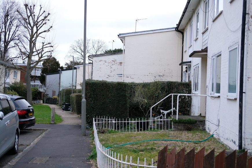 Fig. 45: Image showing how the terrace houses are staggered