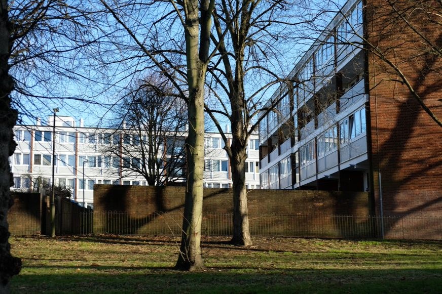 Fig. 126: The maisonettes from Holybourne Avenue