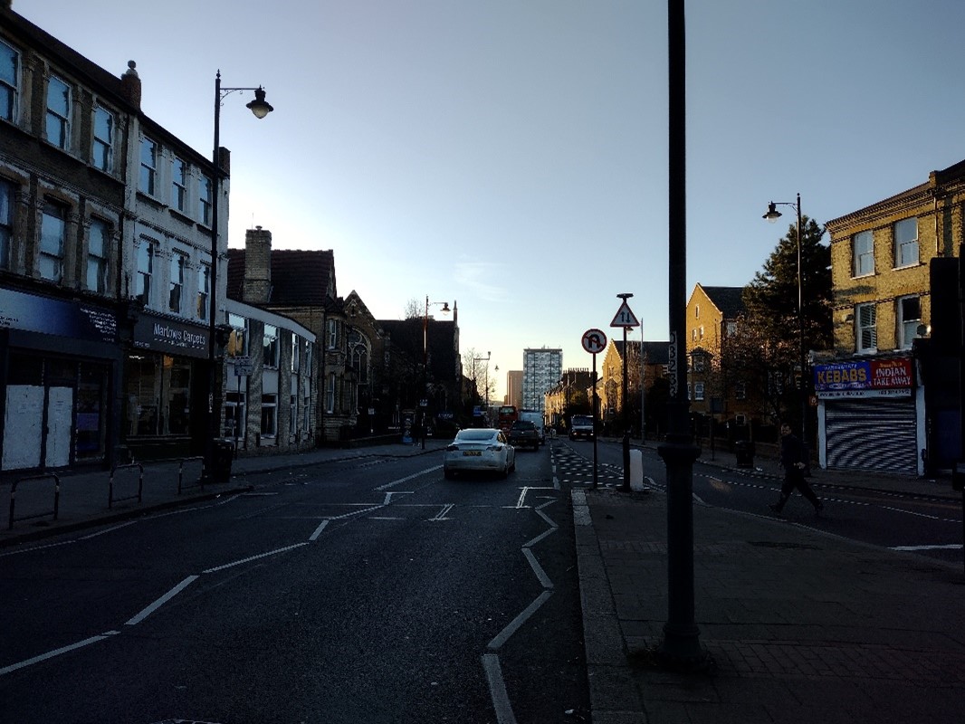 Fig. 81: East Hill United Reform Church (centre left) sits within the streetscape