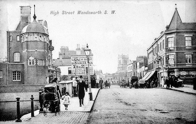 Fig. 53: Bridge over the River Wandle c. 1910