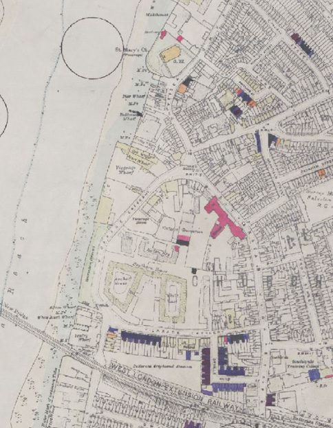 Fig. 5: Bomb Damage Map 1945