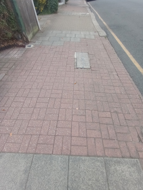 Figure 57: Paving outside 19 Old Devonshire Road