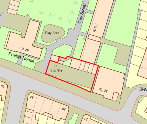 Pratt Estate Garages south site plan