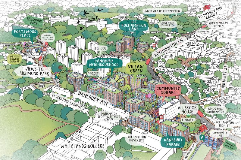 Illustration of Alton regeneration aerial