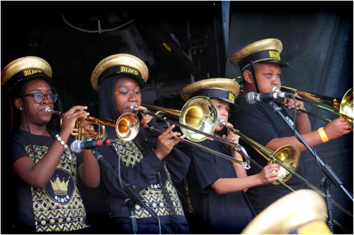 Bloco band at Happy Streets 2024